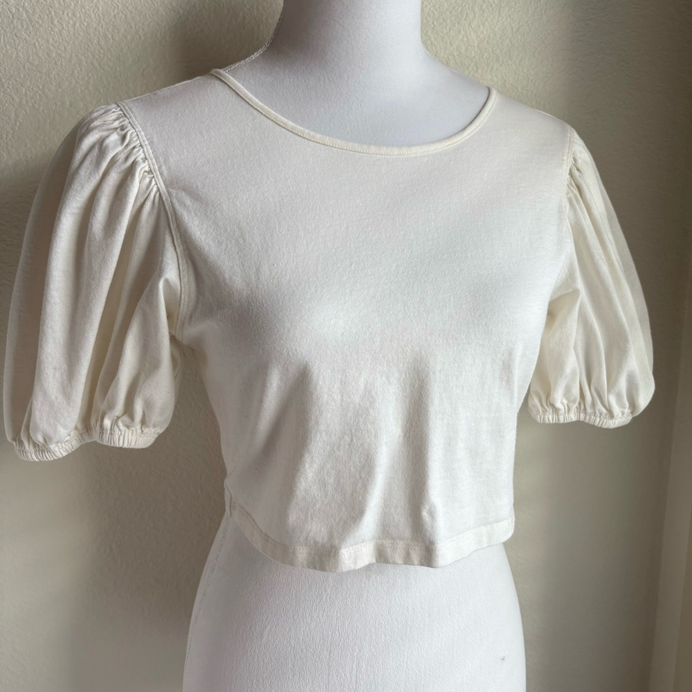 Aritzia Sunday Best Bibi Tie Back Top in Coconut L